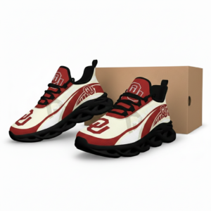 NCAA Oklahoma Sooners Football Clunky Unique Air Max Shoes Air Cushion Sneakers