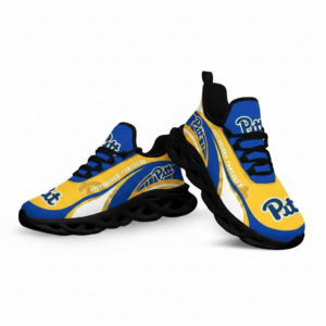 NCAA Pittsburgh Panthers Football Clunky Unique Air Max Shoes Air Cushion Sneakers