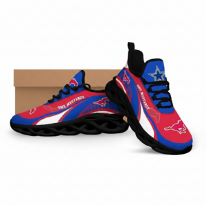 NCAA Smu Mustangs Football Clunky Unique Air Max Shoes Air Cushion Sneakers