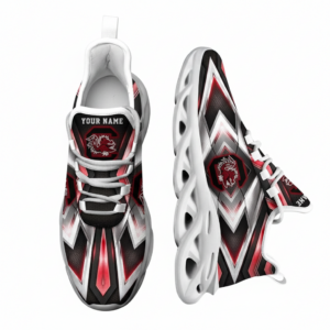 NCAA South Carolina Gamecocks Football Team Custom Name Clunky Unique Air Max Shoes Air Cushion Sneakers