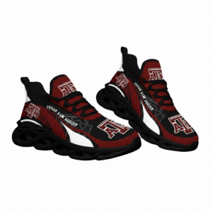 NCAA Texas A&M Aggies Football Clunky Unique Air Max Shoes Air Cushion Sneakers