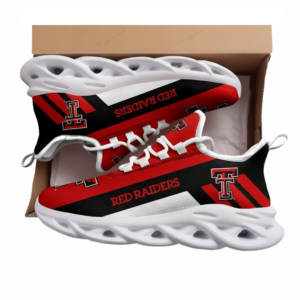 NCAA Texas Tech Red Raiders Unique Air Max Shoes Air Cushion Sneakers