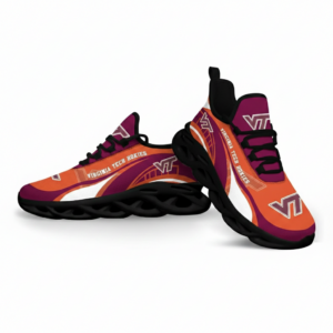 NCAA Virginia Tech Hokies Football Clunky Unique Air Max Shoes Air Cushion Sneakers