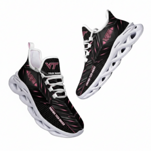 NCAA Virginia Tech Hokies Ncaa Custom Name Clunky Unique Air Max Shoes Air Cushion Sneakers