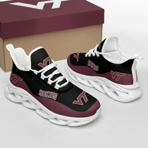 NCAA Virginia Tech Hokies Unique Air Max Shoes Air Cushion Sneakers