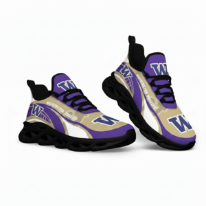 NCAA Washington Huskies Football Clunky Unique Air Max Shoes Air Cushion Sneakers