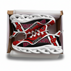 NCAA Wisconsin Badgers Air Max Shoes Air Cushion Sneakers