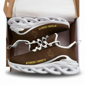NCAA Wyoming Cowboys Unique Air Max Shoes Air Cushion Sneakers