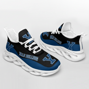 NCAA Yale Bulldogs Unique Air Max Shoes Air Cushion Sneakers