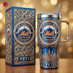 New York Mets Amazin Baseball Tumbler