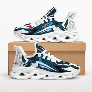 National Football League Houston Texans Symbol Geometric Pattern Air Max Shoes Air Cushion Sneakers