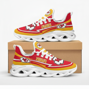 National Football League Kansas City Chiefs Are Coming Curves Air Max Shoes Air Cushion Sneakers
