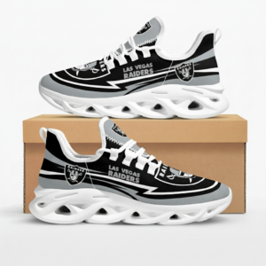 National Football League Las Vegas Raiders Are Coming Curves Air Max Shoes Air Cushion Sneakers
