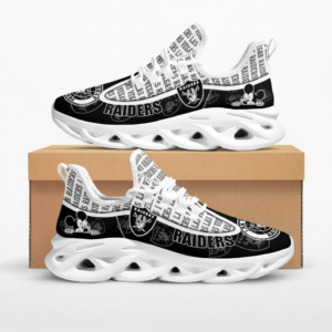 National Football League Las Vegas Raiders Mickey Mouse Air Max Shoes Air Cushion Sneakers
