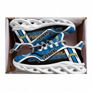 National Football League Los Angeles Chargers Unique Air Max Shoes Air Cushion Sneakers