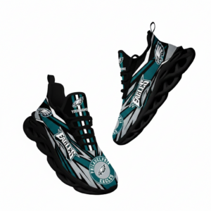 National Football League Custom Name Philadelphia Eagles Football Air Max Shoes Air Cushion Sneakers