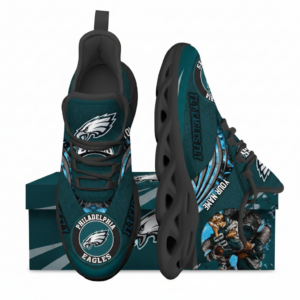 National Football League Custom Name Philadelphia Eagles Air Max Shoes Air Cushion Sneakers