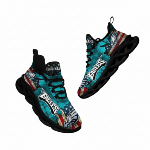 National Football League Custom Name Philadelphia Eagles Air Max Shoes Air Cushion Sneakers