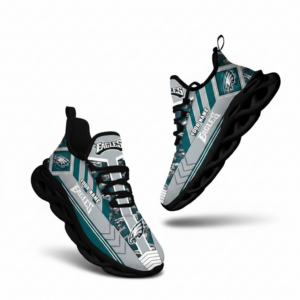 National Football League Custom Name Philadelphia Eagles Logo Air Max Shoes Air Cushion Sneakers