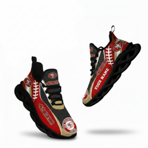 National Football League Custom Name San Francisco 49ers Shoes Sport Loves Air Max Shoes Air Cushion Sneakers