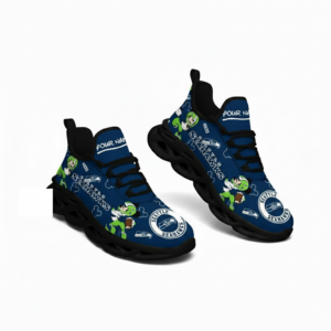 National Football League Custom Name Seattle Seahawks Christmas Air Max Shoes Air Cushion Sneakers