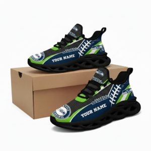 National Football League Custom Name Seattle Seahawks Shoes Sport Loves Air Max Shoes Air Cushion Sneakers
