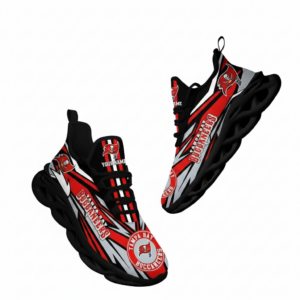 National Football League Custom Name Tampa Bay Buccaneers Football Air Max Shoes Air Cushion Sneakers