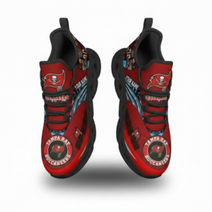 National Football League Custom Name Tampa Bay Buccaneers Air Max Shoes Air Cushion Sneakers