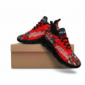 National Football League Custom Name Tampa Bay Buccaneers Air Max Shoes Air Cushion Sneakers