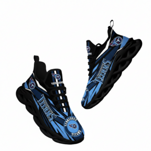 National Football League Custom Name Tennessee Titans Football Air Max Shoes Air Cushion Sneakers