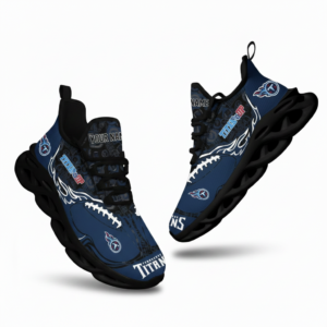 National Football League Custom Name Tennessee Titans Air Max Shoes Air Cushion Sneakers