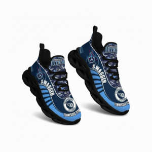 National Football League Custom Name Tennessee Titans Sport Football Air Max Shoes Air Cushion Sneakers