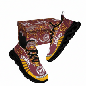 National Football League Custom Name Washington Commanders Sport Football Air Max Shoes Air Cushion Sneakers