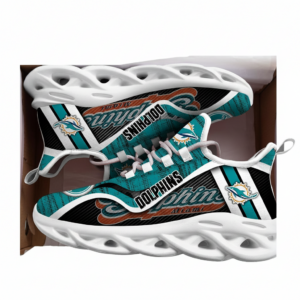National Football League Miami Dolphins Unique Air Max Shoes Air Cushion Sneakers