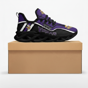 National Football League Minnesota Vikings Jumpstart Air Max Shoes Air Cushion Sneakers Running Sneakers