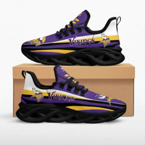 National Football League Minnesota Vikings Max Soul Running Shoes