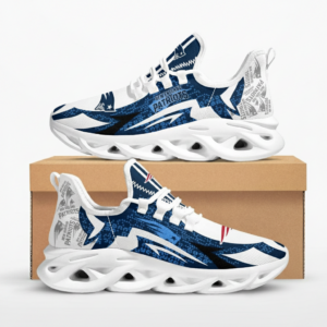 National Football League New England Patriots Symbol Geometric Pattern Air Max Shoes Air Cushion Sneakers