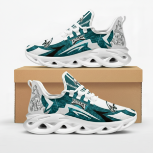 National Football League Philadelphia Eagles Symbol Geometric Pattern Air Max Shoes Air Cushion Sneakers