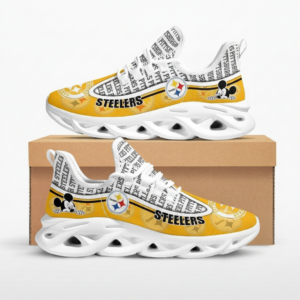 National Football League Pittsburgh Steelers Mickey Mouse Air Max Shoes Air Cushion Sneakers