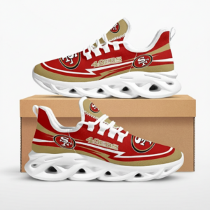 National Football League San Francisco 49ers Are Coming Curves Air Max Shoes Air Cushion Sneakers