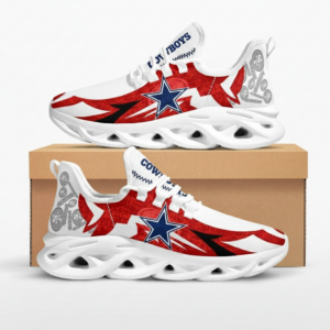 National Football League San Francisco 49ers Symbol Geometric Pattern Air Max Shoes Air Cushion Sneakers