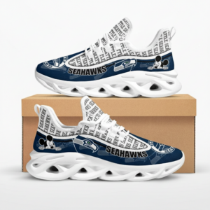 National Football League Seattle Seahawks Mickey Mouse Air Max Shoes Air Cushion Sneakers