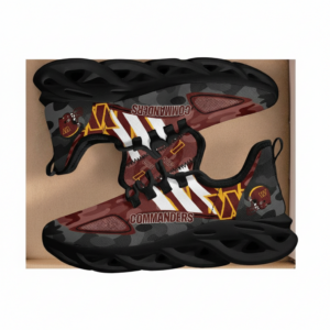 National Football League Washington Commanders Military Camouflage Air Max Shoes Air Cushion Sneakers Running Sneakers