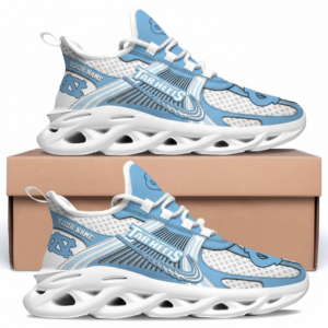 North Carolina Tar Heels Personalized Clunky Sneaker Max Soul Shoes