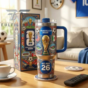FIFA World Cup 2026 Insulated Graphic Tumbler for Soccer Fans