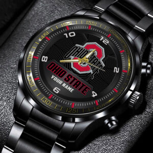 Ohio State Buckeyes Steel Watch