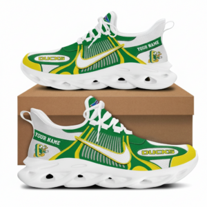 Oregon Ducks Basketball New Season Custom Air Max Shoes Air Cushion Sneakers White