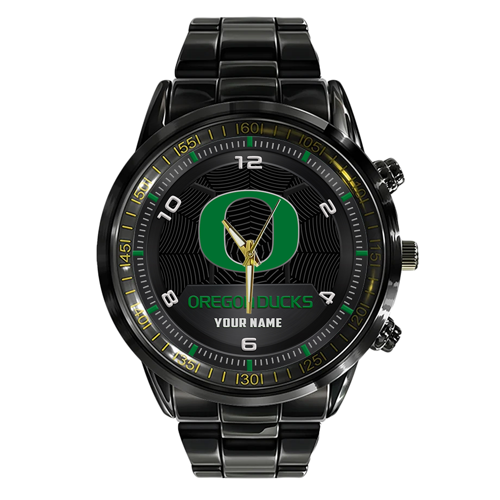 Oregon Ducks Steel Watch 3 Oregon Ducks Steel Watch - Image 3