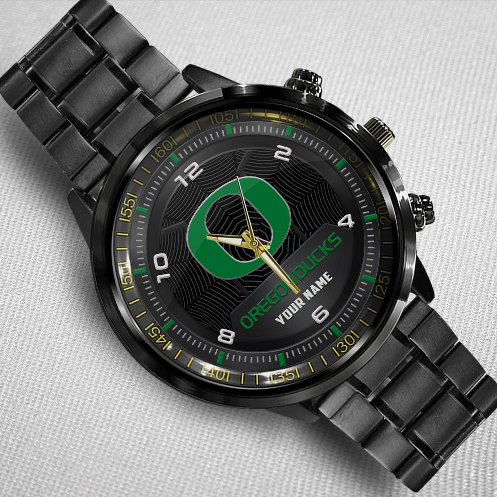 Oregon Ducks Steel Watch 2 Oregon Ducks Steel Watch - Image 2
