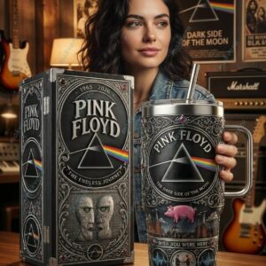 Unisex Pink Floyd Rock The Dark Side Of The Moon Graphic Tumbler for Music Fans